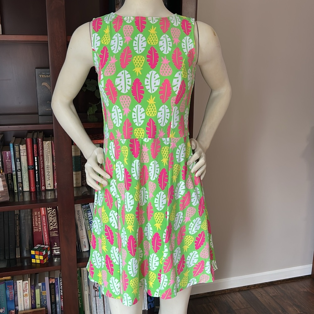 🍍 Katherine Way Pineapple Print Mini Dress with Pockets 🍍